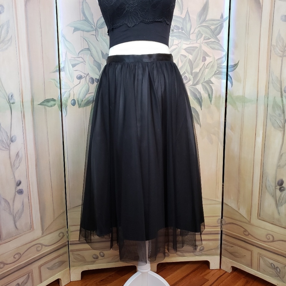 Marina Tulle Formal Cocktail Skirt